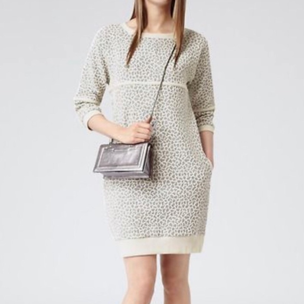 [Reiss] Jaden Textured Sweatshirt Dress-Size 2